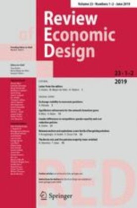 Review of Economic Design - Springer (10058) - modelo ABNT
