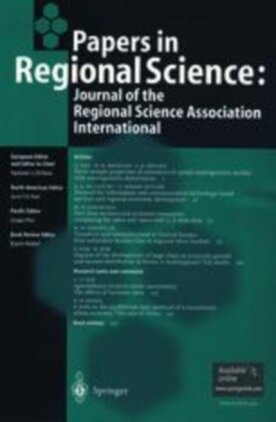 Papers in Regional Science - Springer (10110) - modelo ABNT