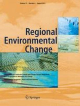 Regional Environmental Change - Springer (10113) - modelo ABNT