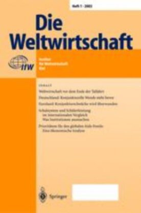 Die Weltwirtschaft - Springer (10289) - modelo ABNT