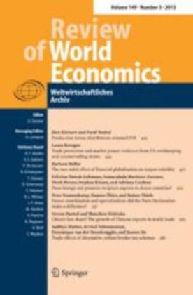 Review of World Economics - Springer (10290) - modelo ABNT