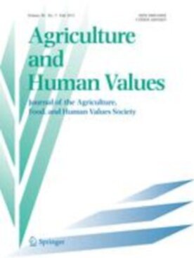 Agriculture and Human Values - Springer (10460) - modelo ABNT