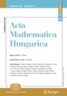 Acta Mathematica Hungarica - Springer (10474) - modelo ABNT