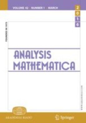 Analysis Mathematica - Springer (10476) - modelo ABNT
