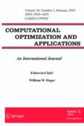 Computational Optimization and Applications - Springer (10589) - modelo ABNT