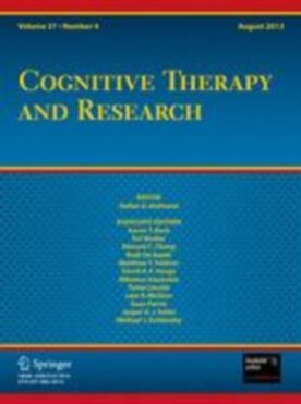 Cognitive Therapy and Research - Springer (10608) - modelo ABNT