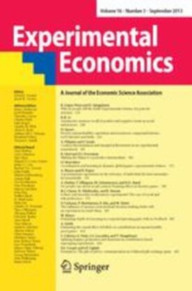 Experimental Economics - Springer (10683) - modelo ABNT