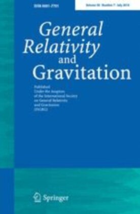 General Relativity and Gravitation - Springer (10714) - modelo ABNT