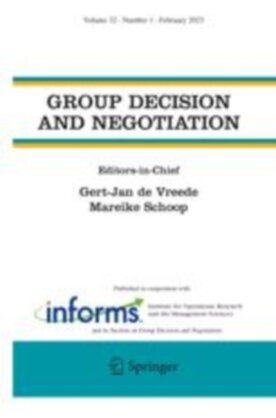 Group Decision and Negotiation - Springer (10726) - modelo ABNT