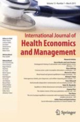 International Journal of Health Economics and Management - Springer (10754) - modelo ABNT