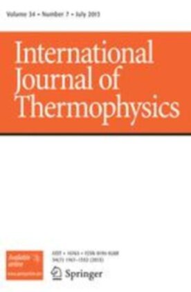 International Journal of Thermophysics - Springer (10765) - modelo ABNT