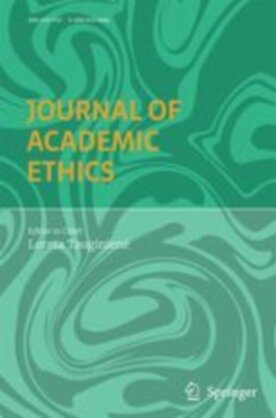 Journal of Academic Ethics - Springer (10805) - modelo ABNT