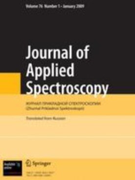 Journal of Applied Spectroscopy - Springer (10812) - modelo ABNT