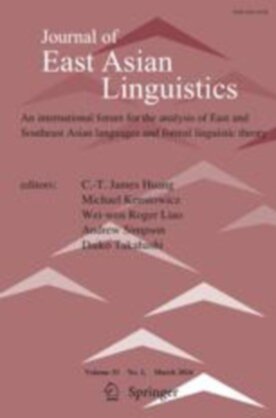 Journal of East Asian Linguistics - Springer (10831) - modelo ABNT