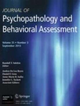 Journal of Psychopathology and Behavioral Assessment - Springer (10862) - modelo ABNT