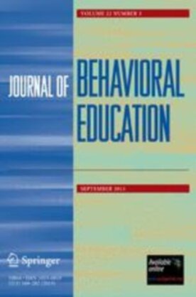 Journal of Behavioral Education - Springer (10864) - modelo ABNT