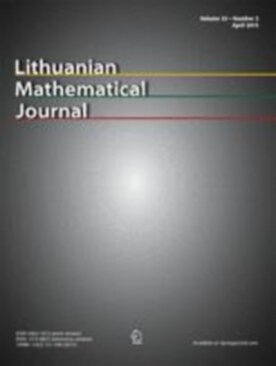 Lithuanian Mathematical Journal - Springer (10986) - modelo ABNT