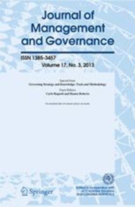Journal of Management and Governance - Springer (10997) - modelo ABNT