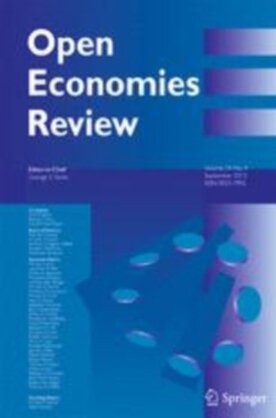 Open Economies Review - Springer (11079) - modelo ABNT