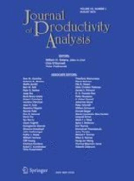 Journal of Productivity Analysis - Springer (11123) - modelo ABNT