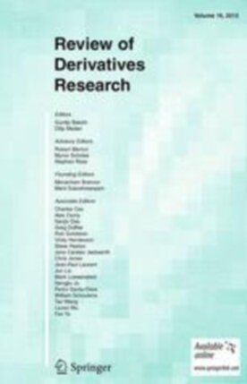 Review of Derivatives Research - Springer (11147) - modelo ABNT