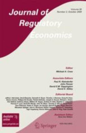 Journal of Regulatory Economics - Springer (11149) - modelo ABNT