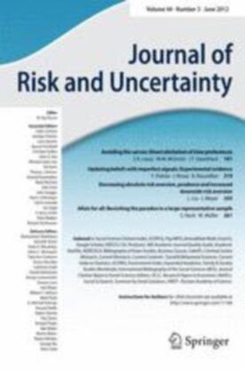 Journal of Risk and Uncertainty - Springer (11166) - modelo ABNT