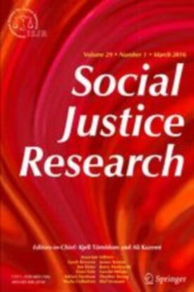 Social Justice Research - Springer (11211) - modelo ABNT