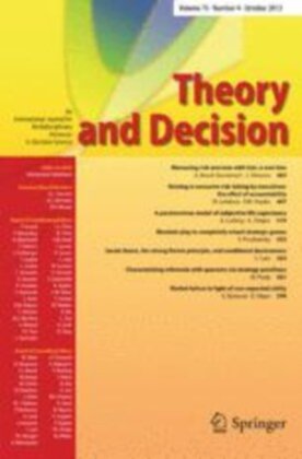 Theory and Decision - Springer (11238) - modelo ABNT