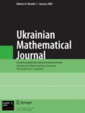Ukrainian Mathematical Journal - Springer (11253) - modelo ABNT