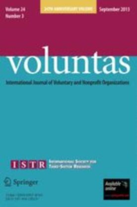 VOLUNTAS: International Journal of Voluntary and Nonprofit Organizations - Springer (11266) - modelo ABNT