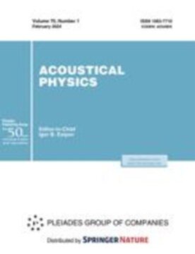 Acoustical Physics - Springer (11441) - modelo ABNT