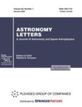 Astronomy Letters - Springer (11443) - modelo ABNT