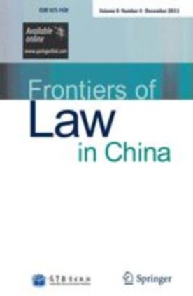 Frontiers of Law in China - Springer (11463) - modelo ABNT