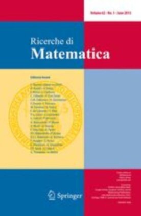 Ricerche di Matematica - Springer (11587) - modelo ABNT