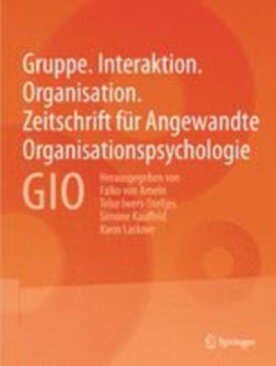 Gruppe. Interaktion. Organisation. Zeitschrift für Angewandte Organisationspsychologie (GIO) - Springer (11612) - modelo ABNT