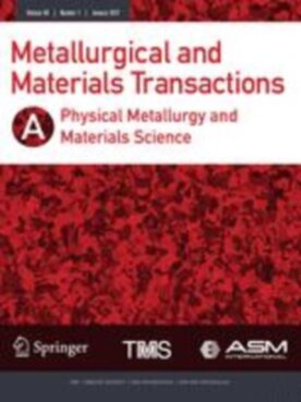 Metallurgical and Materials Transactions A - Springer (11661) - modelo ABNT