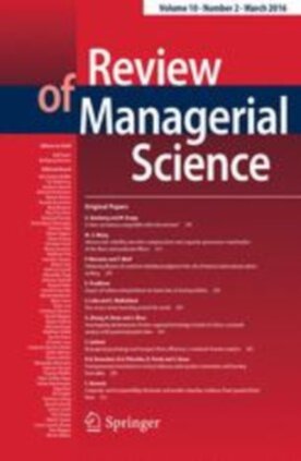 Review of Managerial Science - Springer (11846) - modelo ABNT