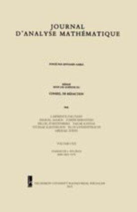 Journal d'Analyse Mathématique - Springer (11854) - modelo ABNT