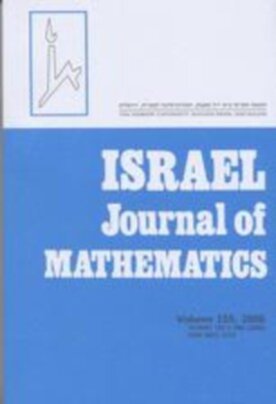 Israel Journal of Mathematics - Springer (11856) - modelo ABNT