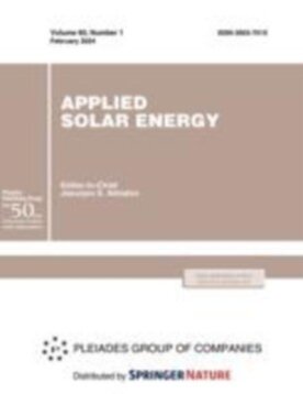 Applied Solar Energy - Springer (11949) - modelo ABNT