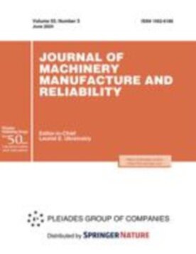Journal of Machinery Manufacture and Reliability - Springer (12001) - modelo ABNT