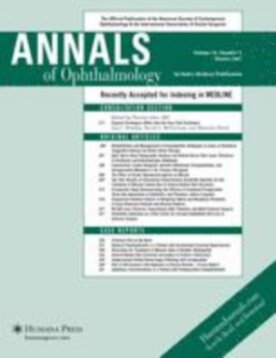 Annals of Ophthalmology - Springer (12009) - modelo ABNT