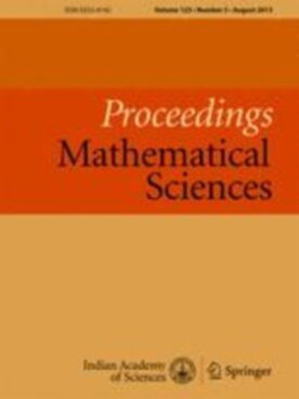 Proceedings - Mathematical Sciences - Springer (12044) - modelo ABNT