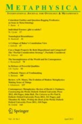 Metaphysica - Springer (12133) - modelo ABNT