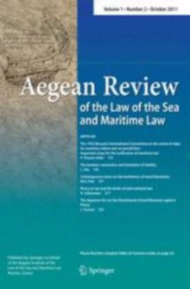 Aegean Review of the Law of the Sea and Maritime Law - Springer (12180) - modelo ABNT