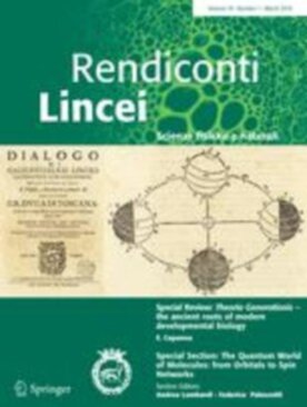 Rendiconti Lincei. Scienze Fisiche e Naturali - Springer (12210) - modelo ABNT