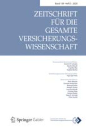 Zeitschrift für die gesamte Versicherungswissenschaft - Springer (12297) - modelo ABNT