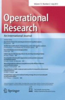 Operational Research - Springer (12351) - modelo ABNT