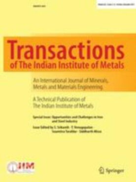 Transactions of the Indian Institute of Metals - Springer (12666) - modelo ABNT